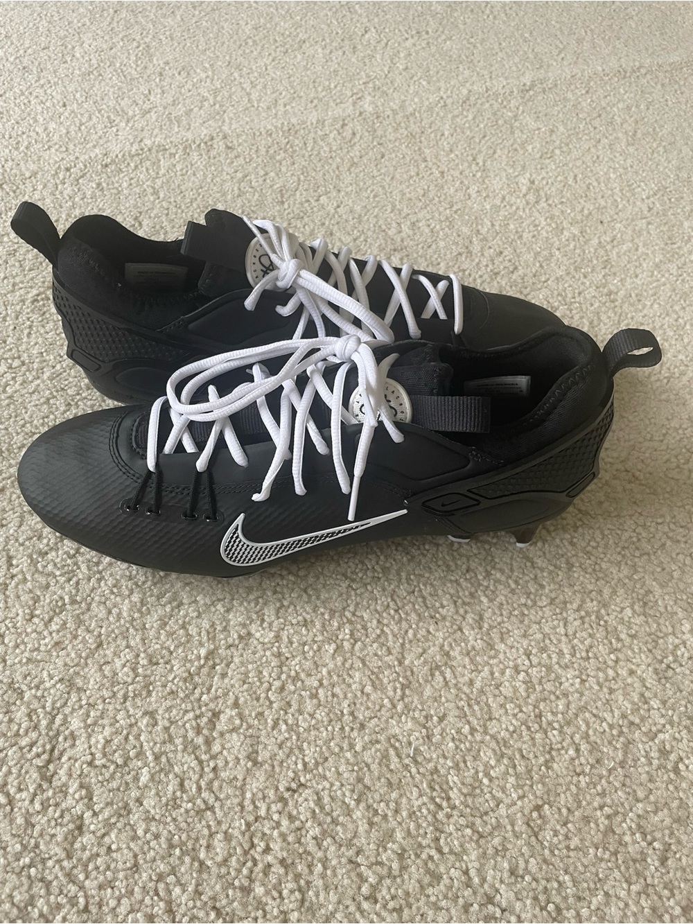 Nike Lax Huarache Low 9 Black Size 12